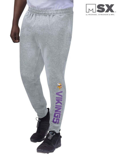 Men's Heather Gray Minnesota Vikings Jogger Pants