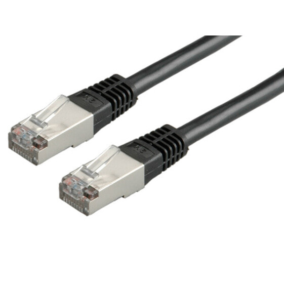 Value 21.99.1335 сетевой кабель 1 m Cat6 S/FTP (S-STP) Черный