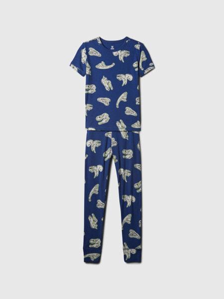 Kids Organic Cotton Dino PJ Set