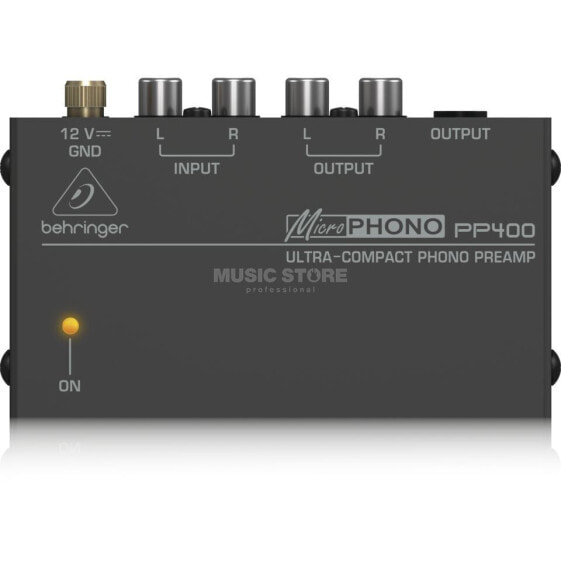 Behringer PP400 MICROPHONO Ultra-Compact Phono Preamp