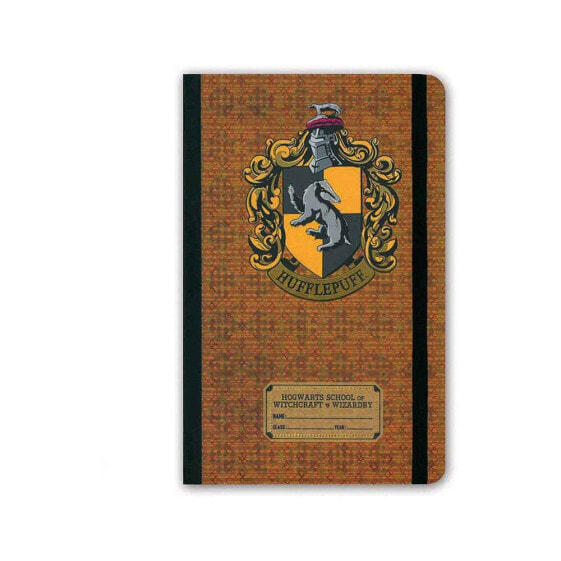 Блокнот школьный с логотипом Hufflepuff LOGOSHIRT Harry Potter