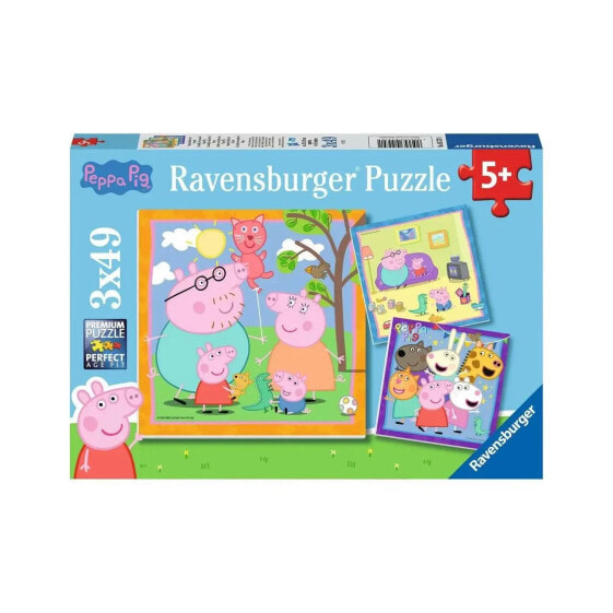 Пазлы Ravensburger Peppa Pig 3x49 шт.