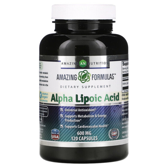 Alpha Lipoic Acid, 600 mg, 120 Capsules