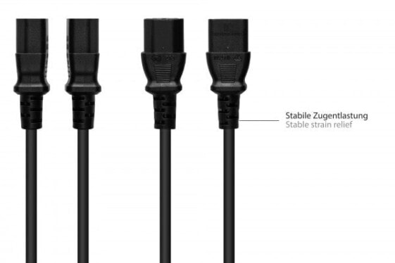 Good Connections P0030-S050, 5 m, Power plug type E+F, C13 coupler, 250 V