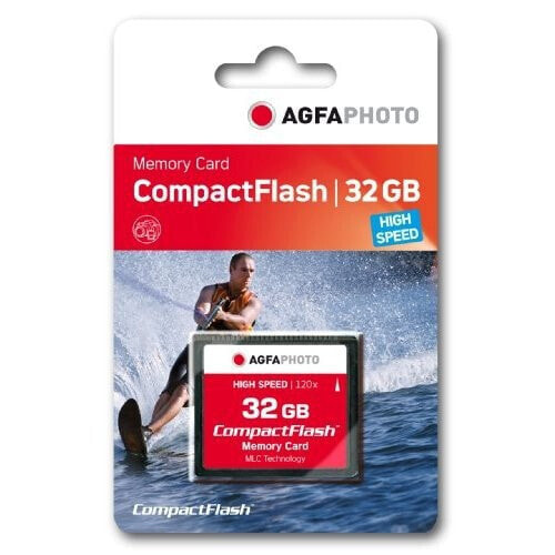 AgfaPhoto USB & SD Cards Compact Flash 32GB SPERRFRIST 01.01.2010 - 32 GB - CompactFlash - Black