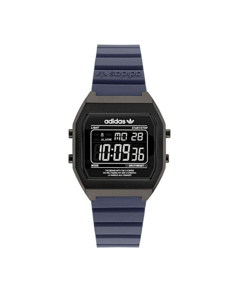 Часы Adidas Digital Two Blue Resin Strap 36mm