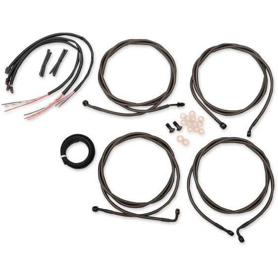 LA CHOPPERS LA-8054KT2-13M Stainless Steel Brake Cable