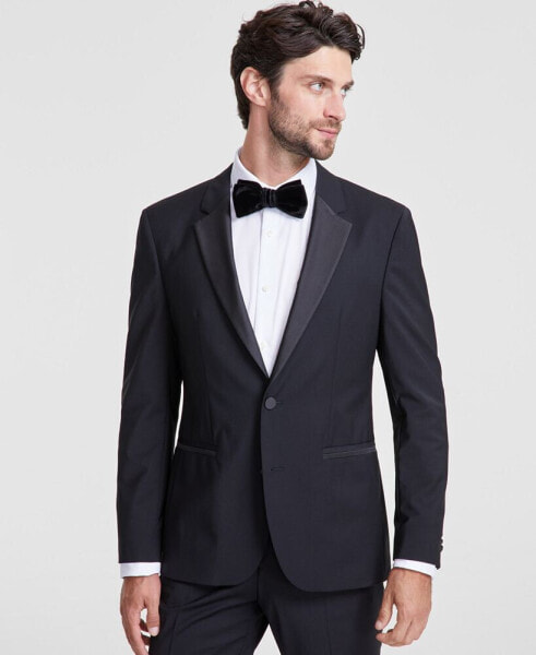 Men's Modern-Fit Wool Blend Super Flex Stretch Tuxedo Jacket