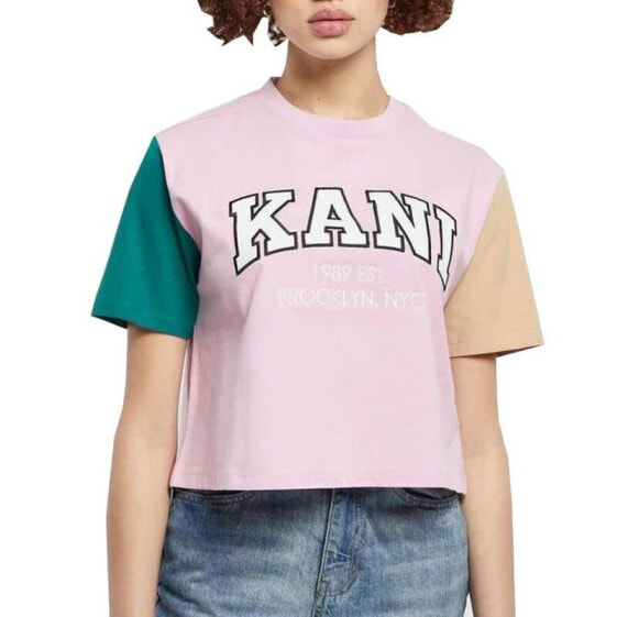 Karl Kani t-shirt Serif Crop Block Tee W 6130859