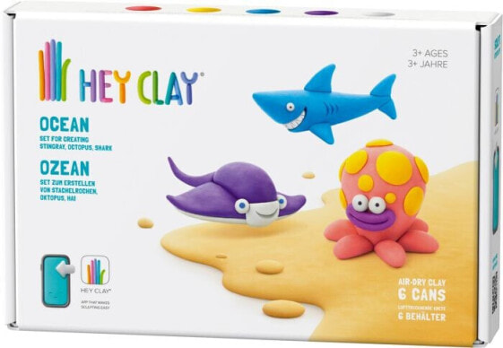 HEY CLAY Ozean 6 Dosen Set