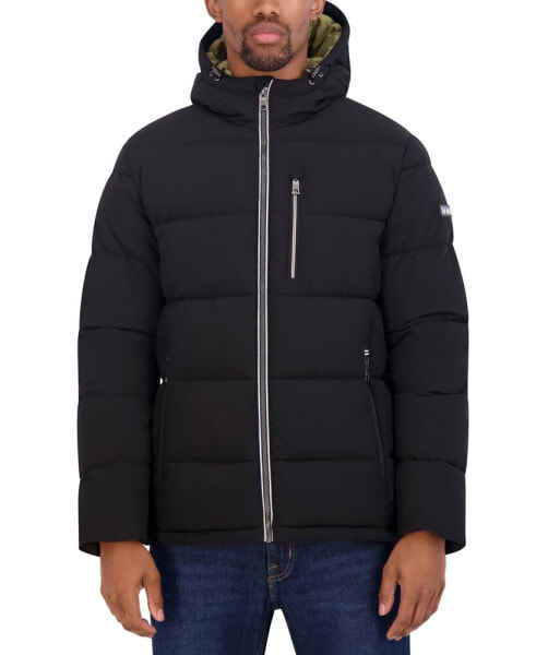 Men's Quilted Hooded Puffer Jacket