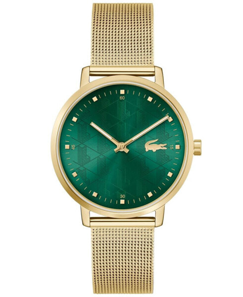 Women's Crocorigin Quartz Gold-Tone Stainless Steel Bracelet Watch 35mm