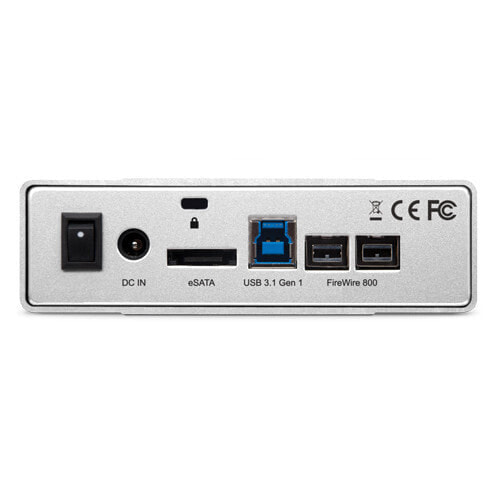 OWC Mercury Elite Pro - HDD/SSD enclosure - 3.5" - Serial ATA - Serial ATA II - Serial ATA III - 3 Gbit/s - USB connectivity - Silver