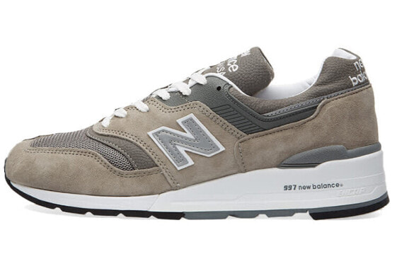 New Balance NB 997 防滑透气 低帮 跑步鞋 男女同款 褐色 复古休闲 / Кроссовки New Balance NB M997GY2