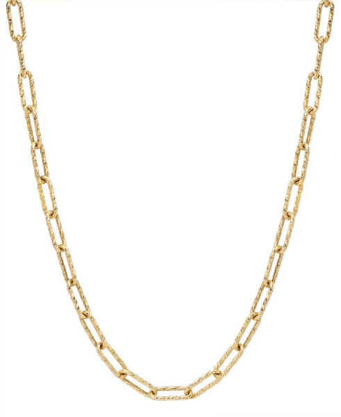 Macy's paperclip Link 20" Chain Necklace in 10k Gold
