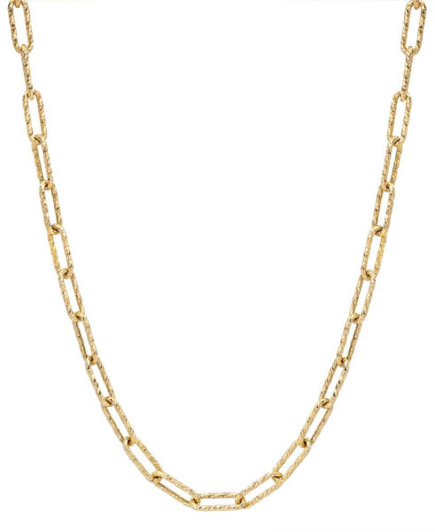 Paperclip Link 20" Chain Necklace in 10k Gold