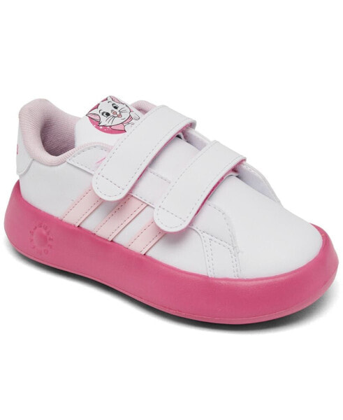Toddler Girls Grand Court 2.0 Disney Marie Fastening Strap Casual Sneakers from Finish Line
