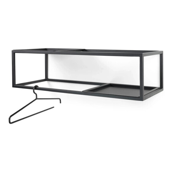 Garderobe Rack 80 Schwarz