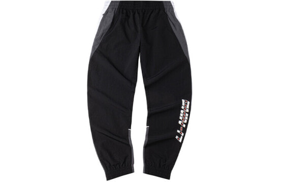 Классические спортивные широкие брюки Li-Ning AYKQ395-2 из коллекции Sport Fashion, черного цвета