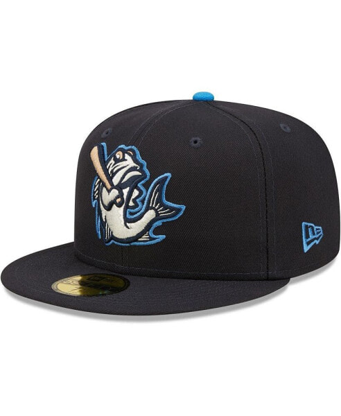 Men's Navy Tampa Tarpons Authentic Collection Team Home 59FIFTY Fitted Hat