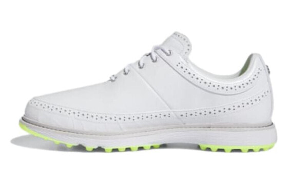 adidas originals MC80 Spikeless 百搭 舒适 专业 稳定 无钉 减震耐磨 低帮 高尔夫球鞋 女款 白色