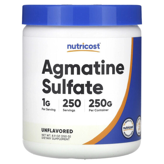 Agmatine Sulfate, Unflavored, 8.9 oz (250 g)
