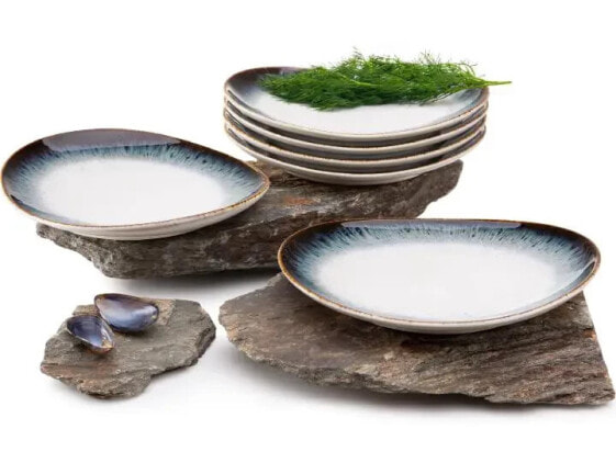 Фарфоровые тарелки для завтрака KONSIMO TIME DIM 6 шт