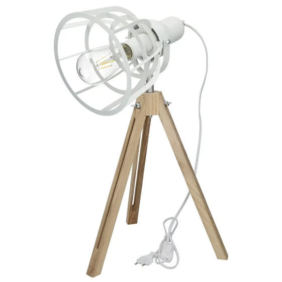 Tischlampe Ø 20 cm E27 Fassung Weiß