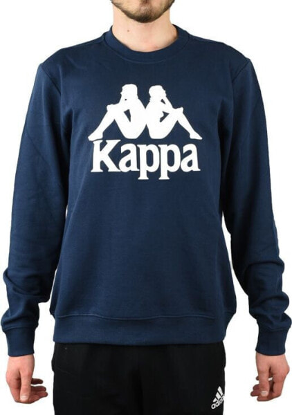 Kappa Bluza męska Sertum Rn Sweatshirt granatowa r. M (703797-821)