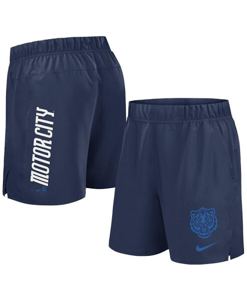 Men's Navy Detroit Tigers 2024 City Connect Woven Victory Performance Shorts