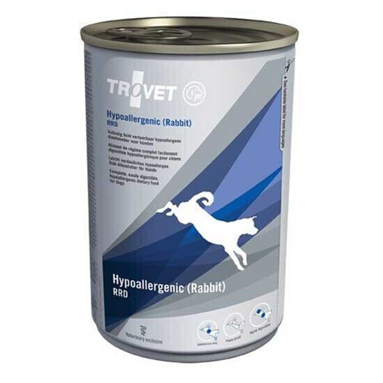 TROVET Hypoallergenic RRD with rabbit 400g wet food for dog