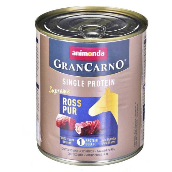 ANIMONDA Gran Carno Single Protein Flavor Horse Meat 800g Wet Dog Food