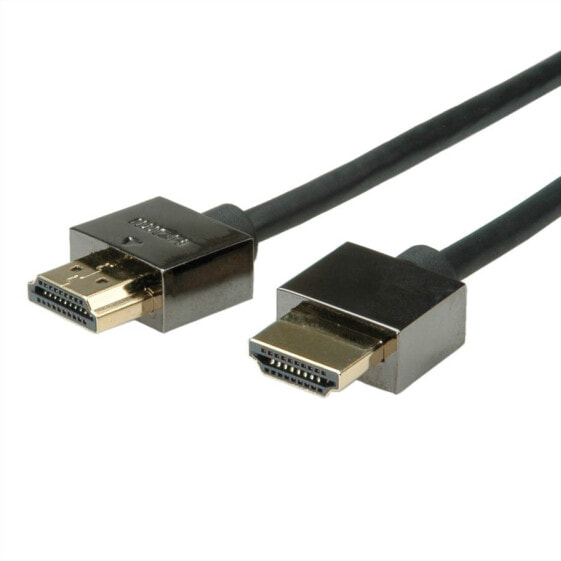 Разъем HDMI ROLINE 1.5 м - HDMI Type A (Standar) - HDMI Type A (Standard) - 3840 x 2160 пикселей - 3D - черный