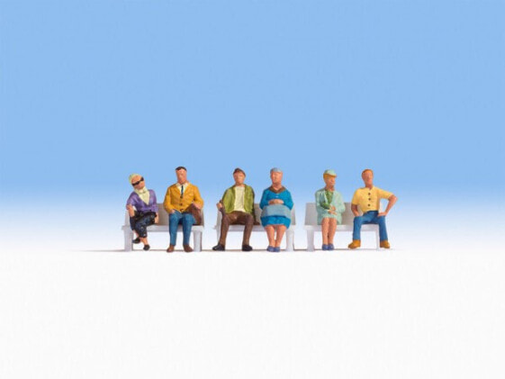 NOCH Sitting People - N (1:160) - Multicolour