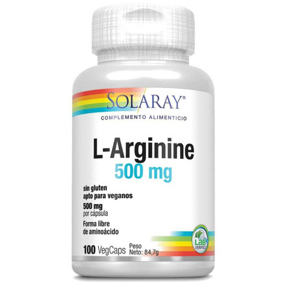 SOLARAY L-Arginine 500mgr 100 Units