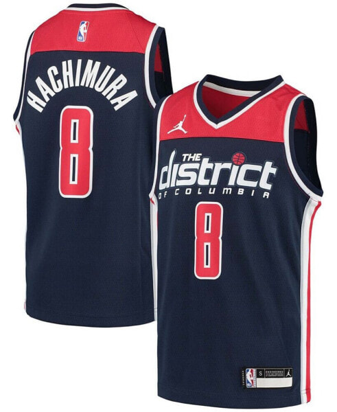 Big Boys Rui Hachimura Navy Washington Wizards 2020/21 Swingman Player Jersey - Statement Edition