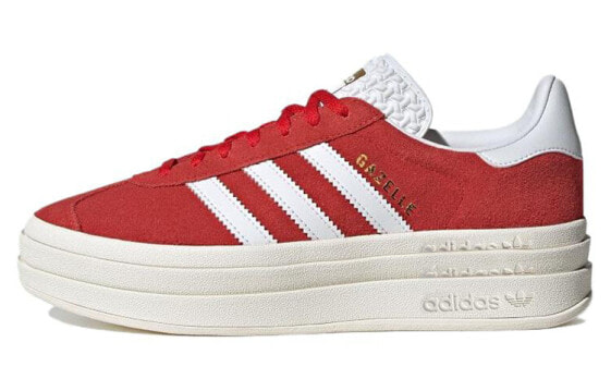 Женские кроссовки adidas Gazelle Bold Shoes (Красные)