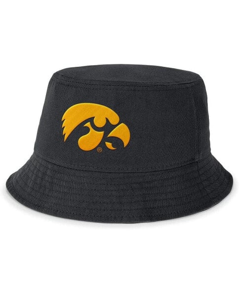 Men's Black Iowa Hawkeyes Local Apex Bucket Hat