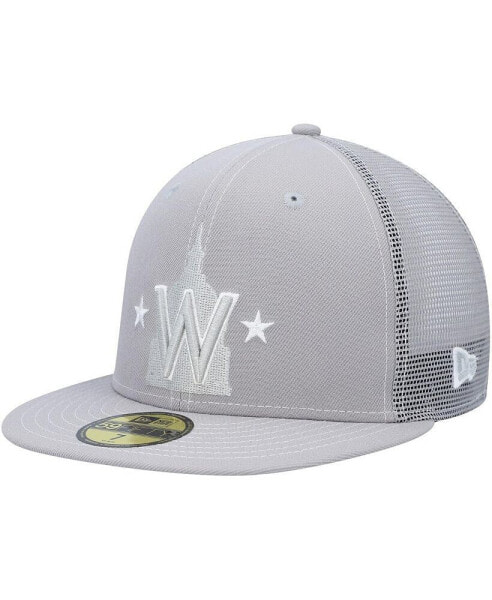 Men's Gray Washington Nationals 2023 On-Field Batting Practice 59FIFTY Fitted Hat