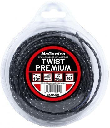 Леска для триммера: McGarden Żyłka do wykaszarki TWIST PREMIUM 2,0mm 15m