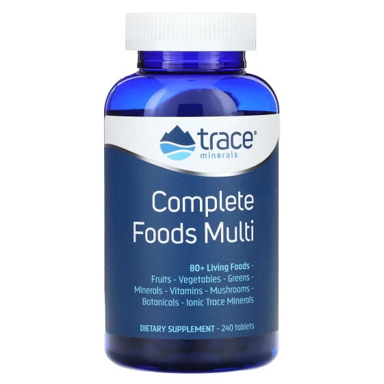 Витаминно-минеральный комплекс Trace Minerals Complete Food Multi, 240 таблеток