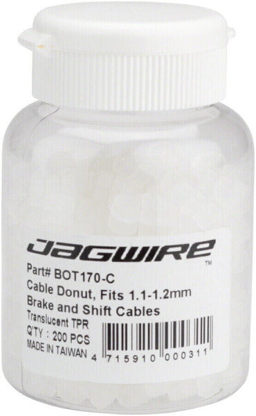 Тросы тормозные Jagwire Cable Spacer Donuts Clear 1,2 мм Бутылка 600 штейн.