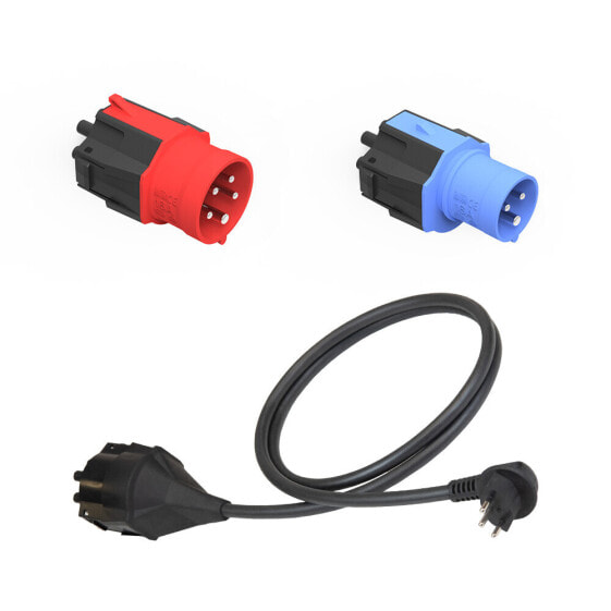 NRGkick Smart Attachment Set Standard - Socket adapter - Black - Blue - Red