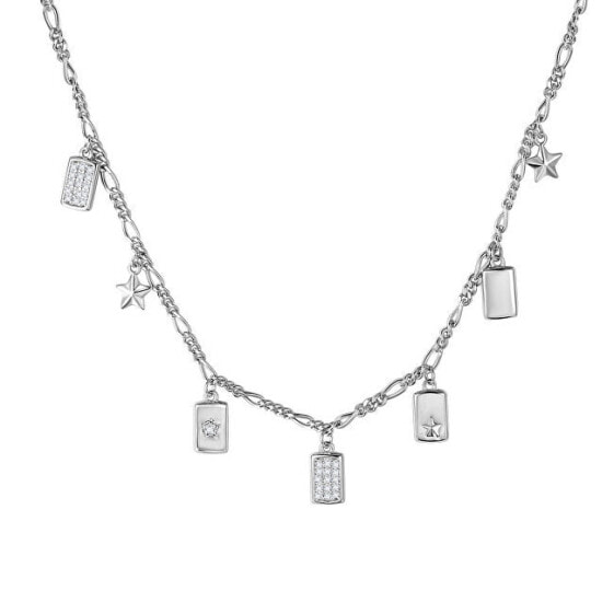 Silver necklace with Futura RZFU01 pendants