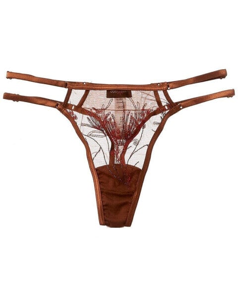 Cosabella Kalahari Thong Women's Brown L/Xl