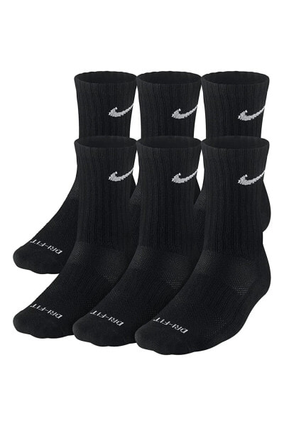 Носки мужские Nike Dri-Fit Cushioned Crew Средние Черные/белые SX4446