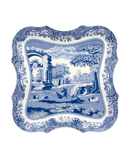 Blue Italian Large Devonia Tray