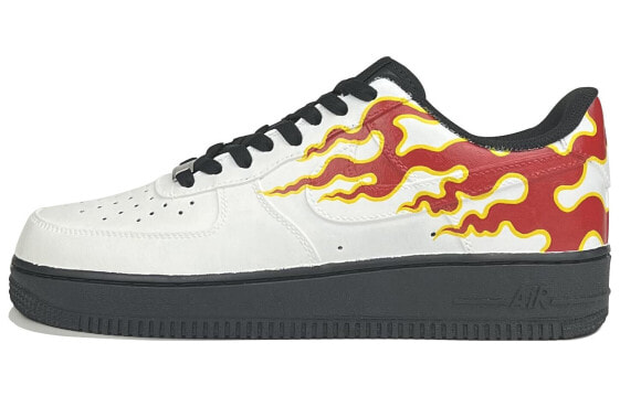 Кроссовки Nike Air Force 1 Low Fire Punk Black White Red