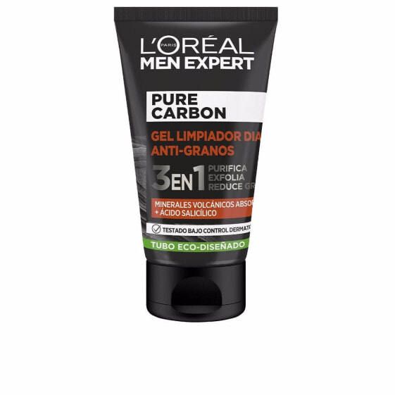 L'Oreal Paris Men Expert Pure Charcoal Gel Очищающий гель с активированным углем 100 мл