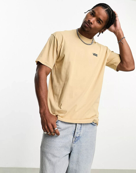 Vans left chest logo t-shirt in stone